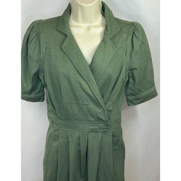 Day + Moon Utility Jumpsuit in Olive Green - Picture 1 of 16